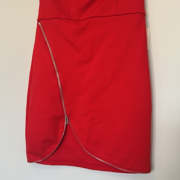 NWT Superdown Revolve Nylah Front Zip Dress in Red - S - Picture 5 of 8